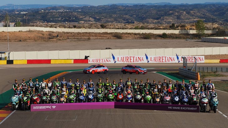 Vue d'ensemble pilotes moto du WorldSSP300
