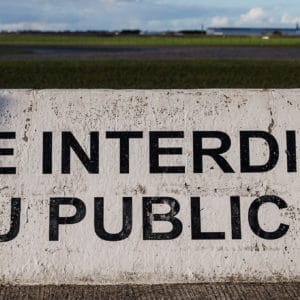 ZONE INTERDITE AU PUBLIC